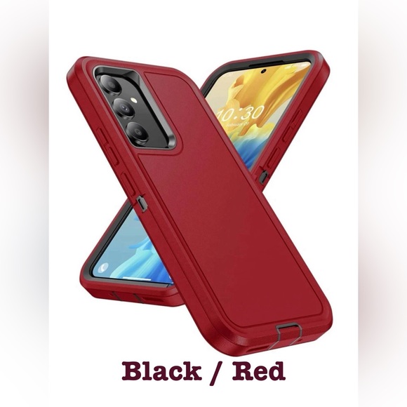 Shockproof Durable Hard Phone Case, 3 Layer Rugged Rubber Hybrid - Picture 3 of 10